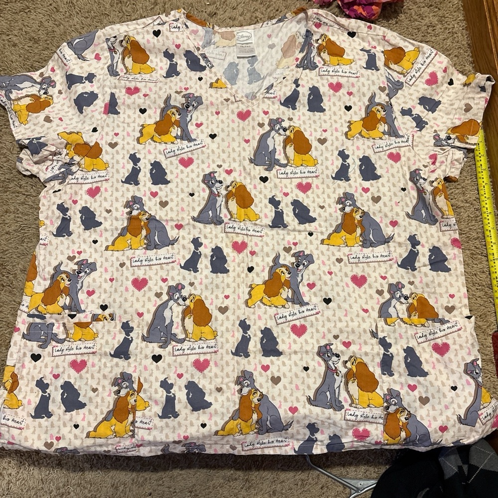 Disney Pastel Dog Print Top